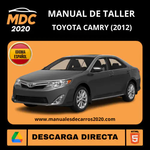 Manual de Taller y Servicio Toyota Camry ASV50 2012 Español