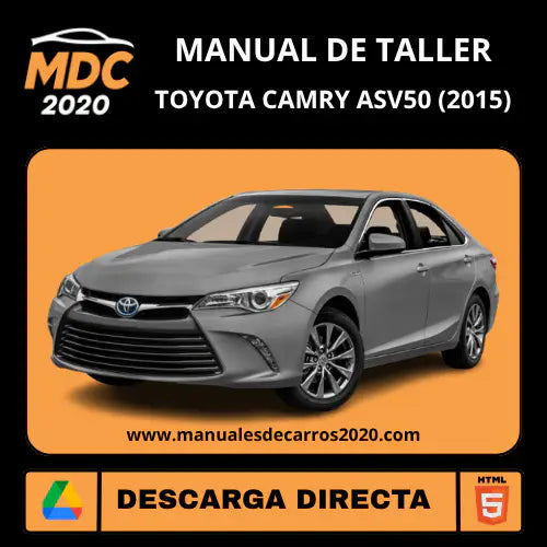 Manual de Taller Toyota Camry ASV50 ASV51 (2015)