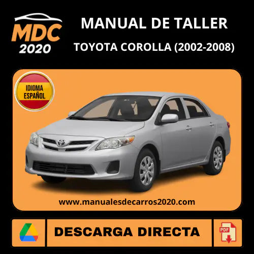 Manual de Taller Toyota Corolla (2002-2008) Español PDF