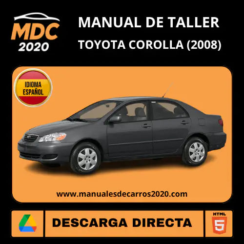 Manual de Taller y Servicio Toyota Corolla (2008) Español