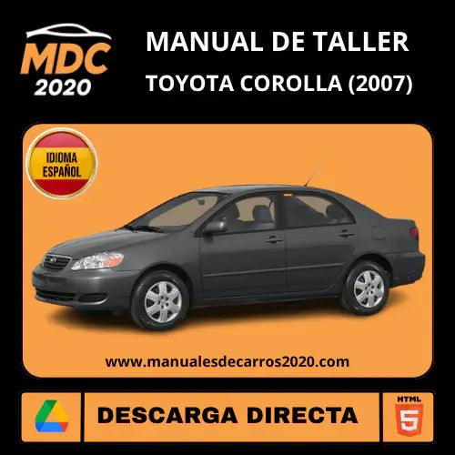 Manual de Taller y Servicio Toyota Corolla (2007) Español