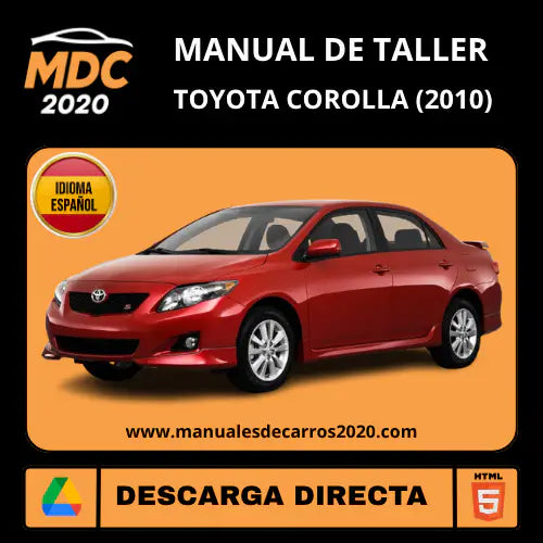 Manual de Taller y Servicio Toyota Corolla (2010) Español