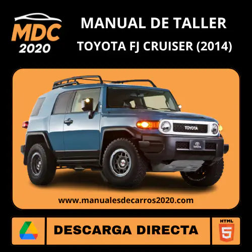 Manual de Taller y Servicio Toyota FJ Cruiser (2014) Oficial