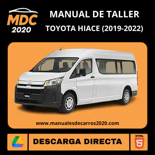 Manual de Reparación y Diagramas Toyota Hiace (2019-2022)