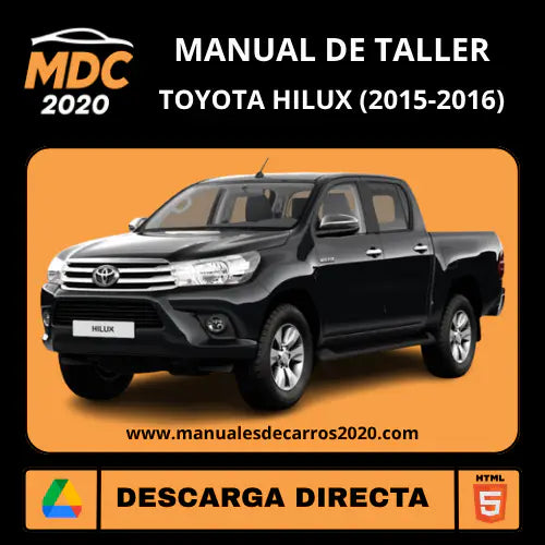 Manual de Taller y Reparación Toyota Hilux (2015-2016)