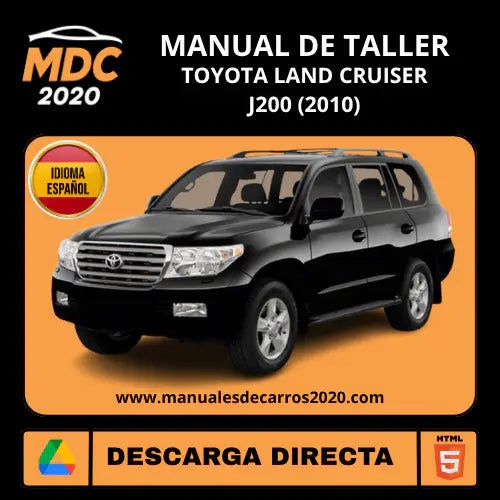 Manual de Taller Toyota Land Cruiser J200 (2010) Español