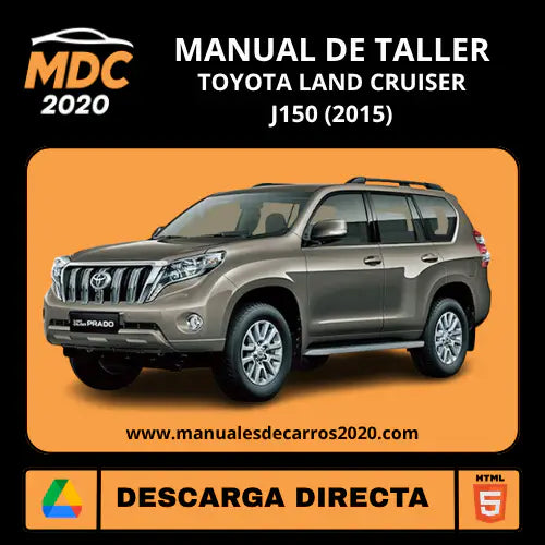 Manual Taller Toyota Land Cruiser Prado J150 (2015) Oficial
