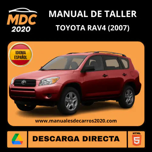 Manual de Taller y Servicio Toyota Rav4 (2007) Español