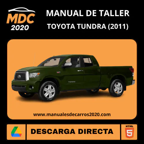Manual de Taller y Servicio Interactivo Toyota Tundra (2011)