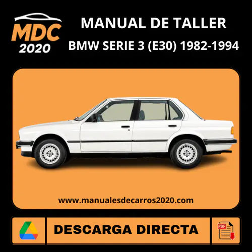 Manual de Servicio BMW Serie 3 (E30) PDF (1982-1994)