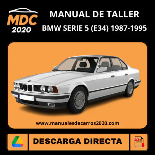 Manual de Reparación BMW Serie 5 (E34) PDF (1987-1995)