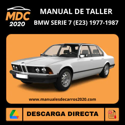 Manual de Servicio BMW Serie 7 E23 (1977-1987) PDF