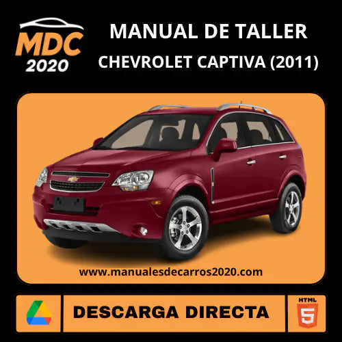 Manual Taller Chevrolet Captiva (2011) Interactivo Español