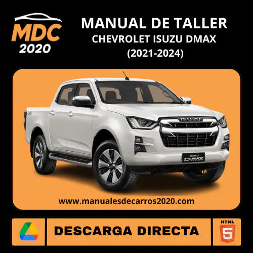 Manual de Taller y Diagramas Chevrolet Isuzu Dmax 2021-2024