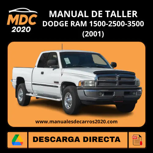 Manual de Taller Dodge Ram 2001 (1500-2500-3500) PDF