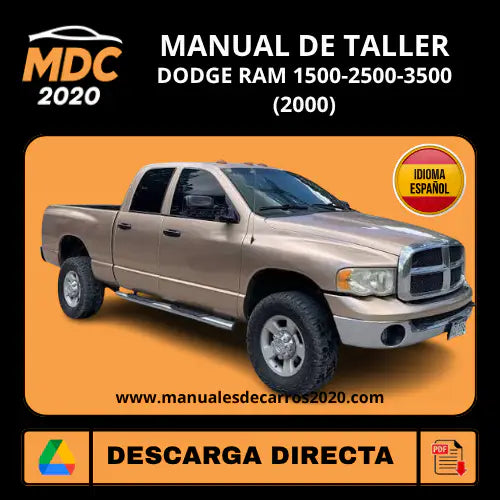 Manual Servicio Dodge Ram 2003 (1500-2500 -3500) Español