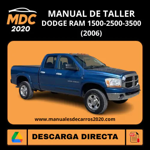 Manual de Taller Dodge Ram 1500-2500-3500 (2006) PDF