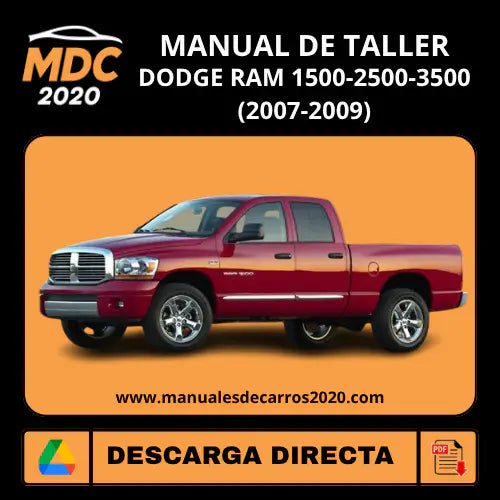Manual de Servicio Dodge Ram 1500 2500 3500 (2007-2009) PDF
