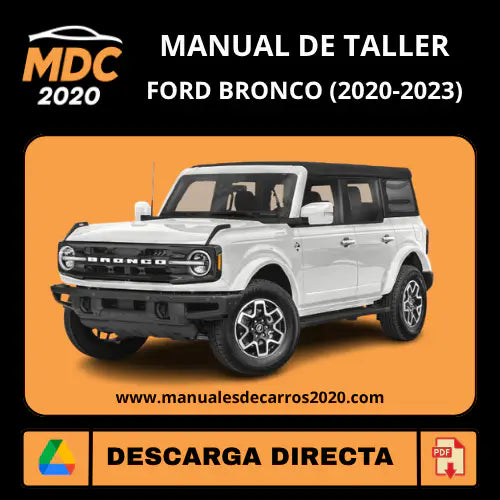 Manual de Taller y Servicio Ford Bronco (2020-2023) PDF