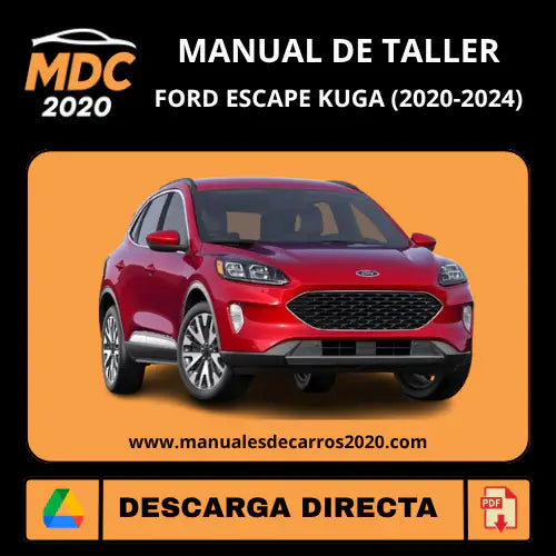 Manual de Taller y Servicio Ford Escape y Kuga (2020-2024)