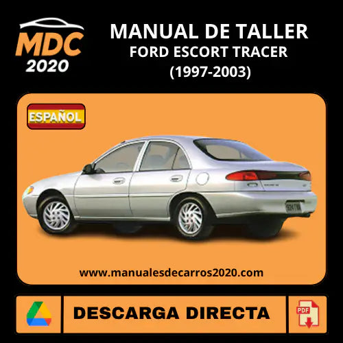 Manual de Taller y Servicio Ford Escort Tracer 1997-2003 Español PDF