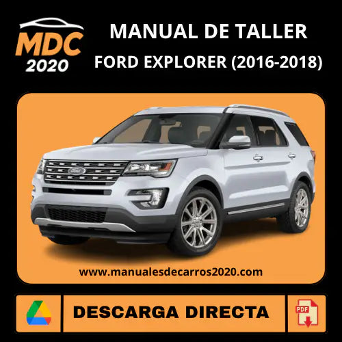 Manual de Taller y Servicio Ford Explorer (2016-2018) PDF