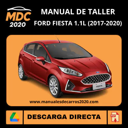 Manual Taller y Servicio Ford Fiesta 1.1L (2017-2020) PDF