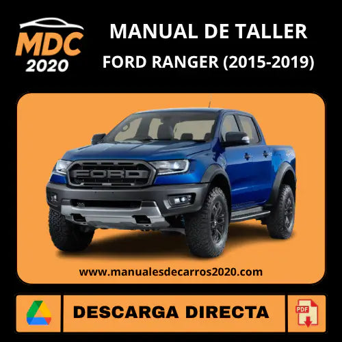 Manual Taller y Servicio Ford Ranger T6 PX MK2 (2015-2019)