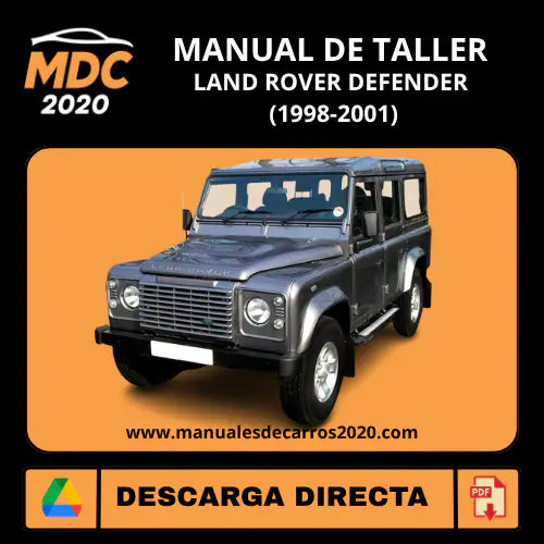 Manual de Servicio Land Rover Defender V8i (1998-2001) PDF