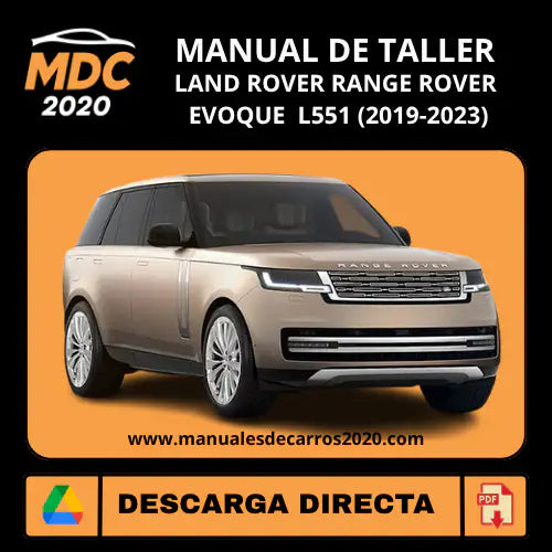 Manual Taller Land Rover Range Rover Evoque L551 (2019-2023)