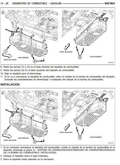 Manual de taller Jeep Grand Cherokee WK 2005-2010 Español: la mejor herramienta para reparaciones mecánicas