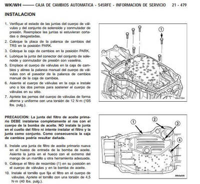 Guía de mantenimiento Jeep Grand Cherokee WK 2005-2010 Español: mantenimiento preventivo y correctivo.