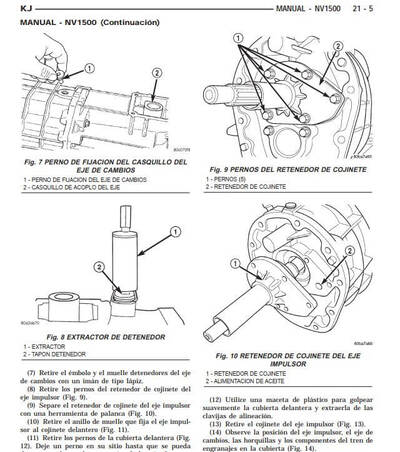 Manual de reparación Jeep Cherokee Liberty KJ 2001-2007 Español: soluciones expertas para tu vehículo