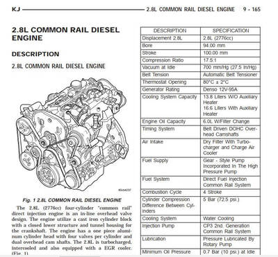 Reparación mecánica profesional con el manual de reparación Jeep Cherokee Liberty KJ 2001-2007.