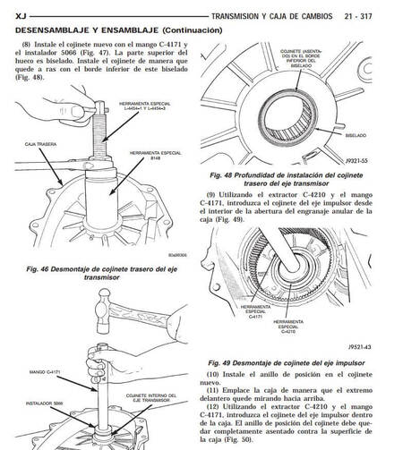 Manual de reparación Jeep Cherokee XJ 1996-2001 Español: soluciones rápidas para problemas comunes.
