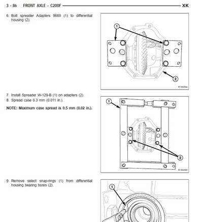Reparación de transmisión Jeep Commander XK 2006-2010: eficaz con el manual de servicio.