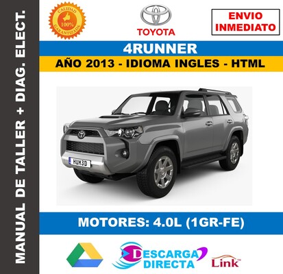 Manual de Taller Toyota 4Runner (2013) Español – Descarga&nbsp;Directa