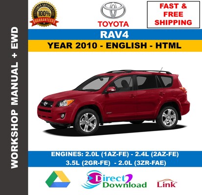 Manual de Taller y Servicio Toyota Rav4 2010