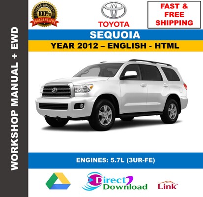 Manual de Taller y Servicio Toyota Sequoia 2012 Full Interactivo