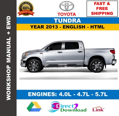 Manual de Taller y Servicio Toyota Tundra 2013&nbsp;Interactivo