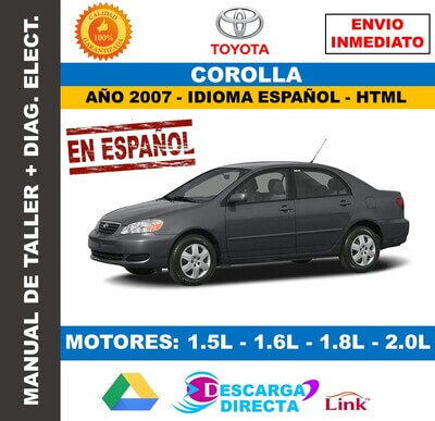 Manual de Taller y Servicio Toyota Corolla 2007 Español
