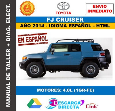 Manual de Taller y Servicio Toyota FJ Cruiser 2014 Español