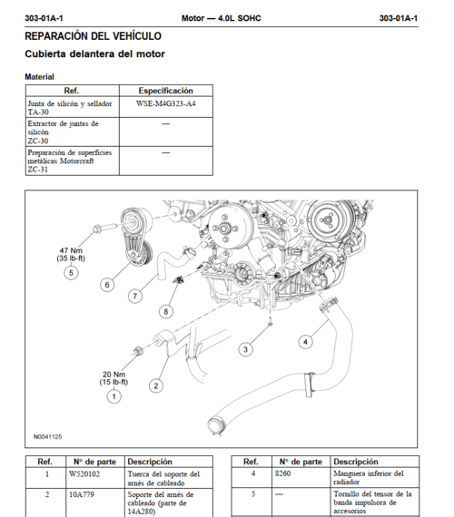 Reparación y mantenimiento preventivo y correctivo de Ford Explorer 2006-2010, en Español PDF