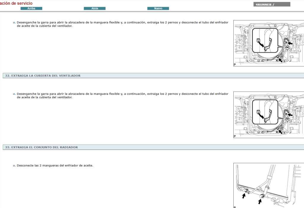Guía de reparación Toyota 4Ruuner 2011 Español: pasos sencillos para reparaciones complejas.