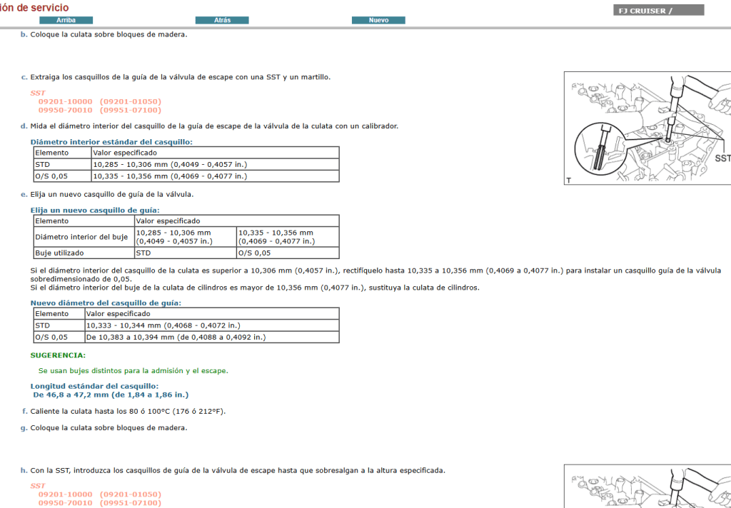 Manual de reparación Toyota FJ Cruiser en Español 2012: soluciones expertas para tu vehículo.  
