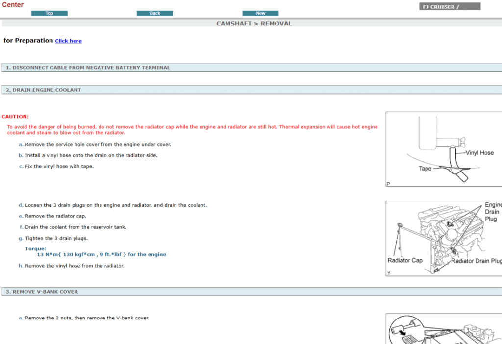 Manual de reparación Toyota FJ Cruiser 2014: soluciones expertas para tu vehículo. 
