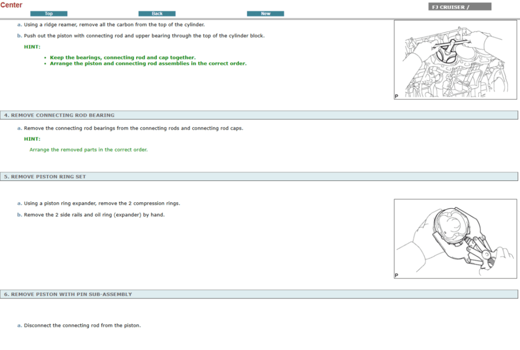 Guía de reparación Toyota FJ Cruiser 2015: pasos sencillos para reparaciones complejas.  
