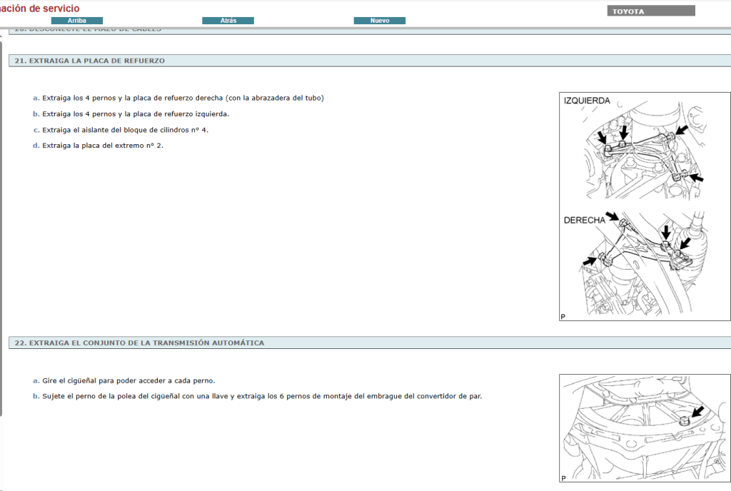Manual de taller Toyota Fortuner Hilux SW4 2014 Español: mantenimiento y reparación en un solo lugar.