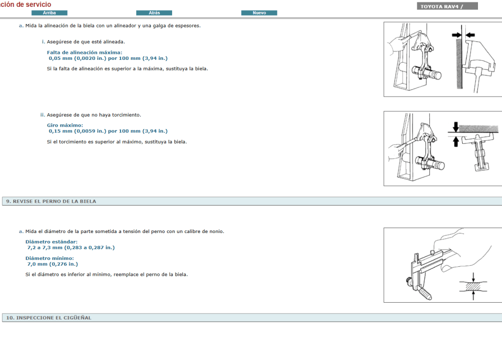 Manual de taller Toyota Rav4 en Español 2005: mantenimiento y reparación en un solo lugar.  
