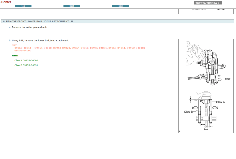 Reparación de motor Toyota Tundra 2009: detallada con el manual de servicio.